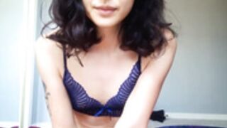 Sissy ho Sarai aka Jaegyun Schwartz teasing lazily