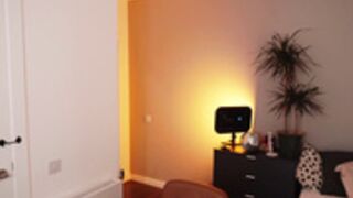 Vixenp brushing her teeth naked