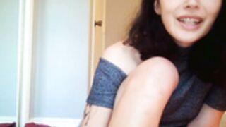 Slutty sissy Sarai aka Jaegyun Schwartz teasing her bod