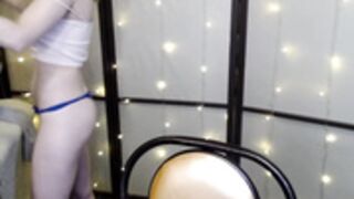 Lavinell changing clothes after private