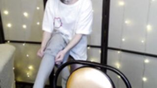 Lavinell changing clothes after private