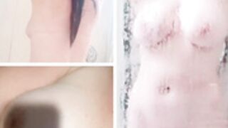 Feeling myself watching my 2 girls in the shower