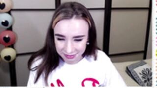 Lavinell sexy drunk girl playing naked game stripping