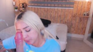 Nik0ll_Monr0y smoking dildo blowjob with pigtails