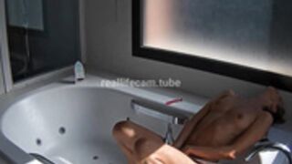 Sara HOT WATER ORGASM in the jacuzzi