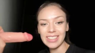HopeHeavenOfficial Dildo Blowjob in Public