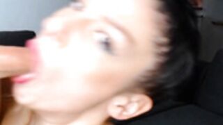 Deepthroat and facial Monaher