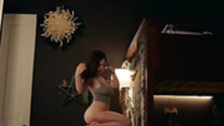 Bigtittygothegg rides dildo everywhere