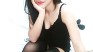 Yasmiina in Black Upscaled