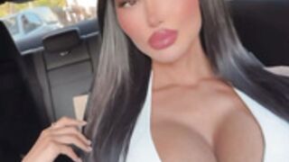 Annelese Milton Huge Tits in Car Compilation