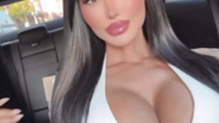 Annelese Milton Huge Tits in Car Compilation