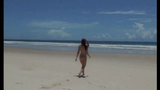 Aussie girl on the beach