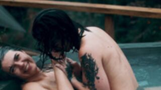 Hottest lesbian bath sex video Leaandbear
