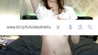 Innocent Girl tricked to show Tits & Pussy