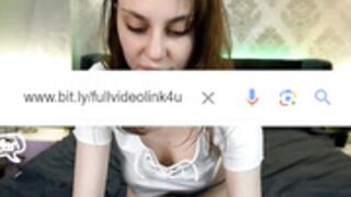 Innocent Girl tricked to show Tits & Pussy