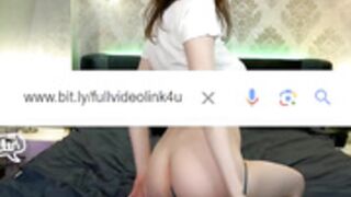 Innocent Girl tricked to show Tits & Pussy