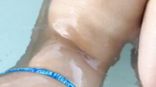 Christina Khalil - Jacuzzi Nude See-Through