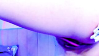 Angie gets filthy and showers it all off