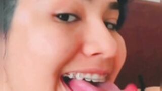 Long Tongue Fetish - Slow Motion