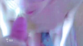 Heyhorny_CB bj & filthy cinematic facial, a lot of cum