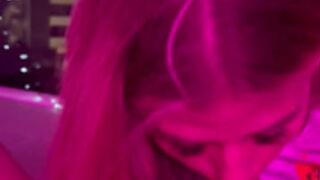 Utah Jaz fucks in the balcony part 1