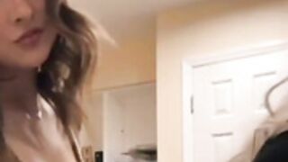 Twerking blonde