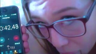 Heyhorny_cb deepthroat time trial