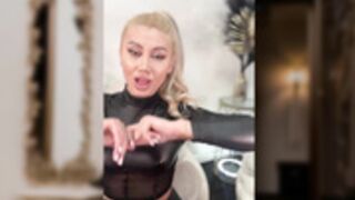 rosalin teasing and pussy vibration