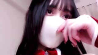 Japanese public show SHIORI x’mas cosplay