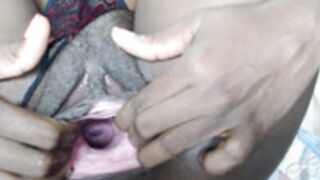 Coral gaping huge pussy with cervix