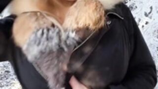 Miss Donatella Official - OF striptease snow (1080p)