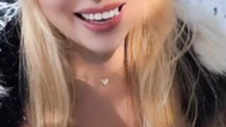 Miss Donatella Official - OF striptease snow (1080p)