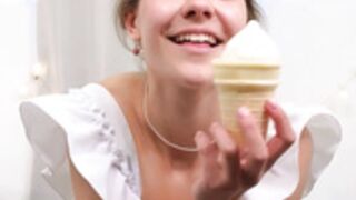 Eli_sun topless icecream on nipples Aug 23