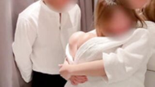 Shiroissad fucking in a public dressing room