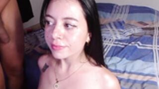 Fantastic cumshot in beauty face