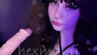 egirl slut enjoying fuckmachine (hexmami)