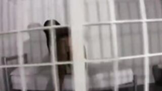 Fernanda Ferrari Jail Cell Tease and Baton Suck