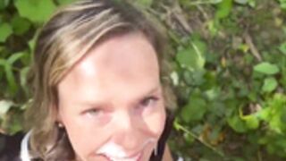 Serenity Cox - two facials outdoors