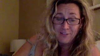 talltanblonde - flashing hairy pussy