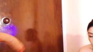 veronica_garciaa - wall mounted sloppy dildo facefuck