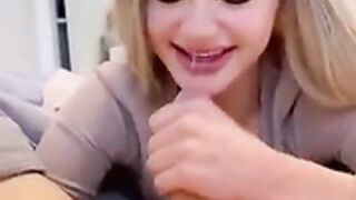 wife 2024-01-14 sucks blows hubby for cum shot