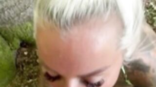 Tattooed Bimbo blowjob