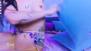 jessica_gill uses her both vaginal and anal gills