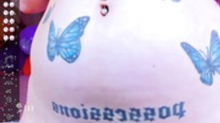 semi pregnant stomach worship naomi_hoter