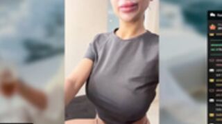 Gorgeous big tits with inverted nipples - free chat