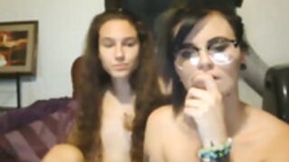 Lucky Fat Guy Threesome Blowjob