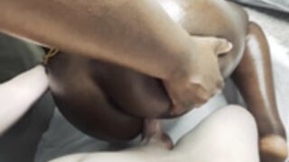 OreoCouple9 ManyVids Dark Ebony Babe Squat Fucking BWC