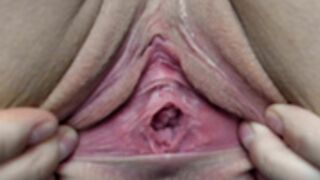 Teenage Puffy nipple percing labia macro Happy Part.4