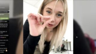 CherryAuroraa ass fingering next to coworker