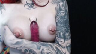 Redhead titsjob